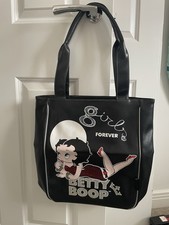 Retro karactermania medium Betty Boop Faux Leather Tote Handbag Bag girl forever