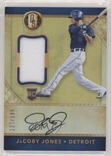 2017 Panini Chronicles Gold Standard Rookie Jersey /199 JaCoby Jones Auto 03cc