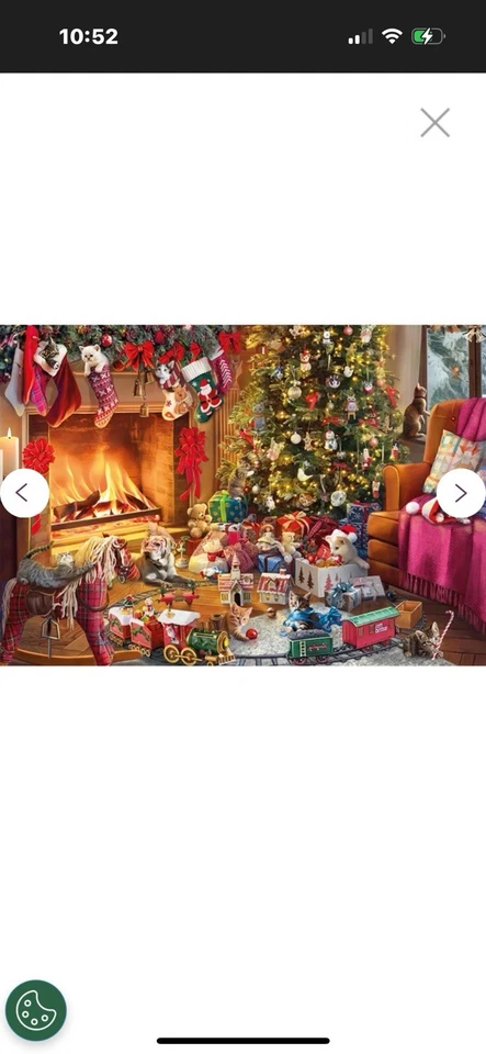 wentworth wooden jigsaw puzzles 1000 Christmas Chias - Image 3 of 3