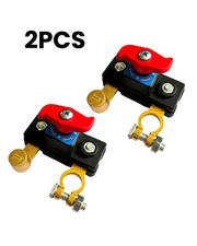 2Pcs Universal Battery Disconnect Switch 12V / 24V Cut Off Isolator for Cars RV