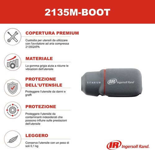 Ingersoll Rand - Stivale di protezione per 2135Timax 2135Qxpa 2135M-BOOT - Foto 2 di 5