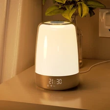 Sunrise Alarm Clock Wake Up Light | RGB Bedside Lamp for Heavy Sleepers