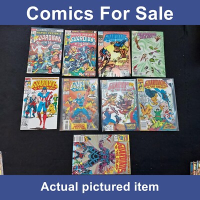Marvel Gardians of the Galaxy comics job lot x 9 - Bronze modern (LOT#12427)