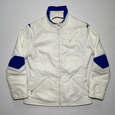 Vintage Slalom Ski Wear Jacket Women Small White Snow Made In USA 70s 80s