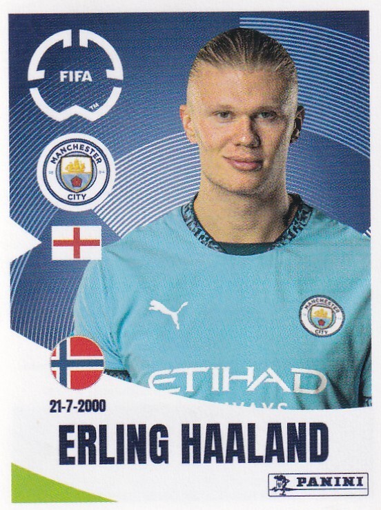 Panini 2025 FIFA Club World Cup 25 Sticker No. 420 Erling Haaland