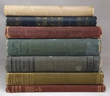 Antique Classic American Literature Prints Hardback Book Lot of 7