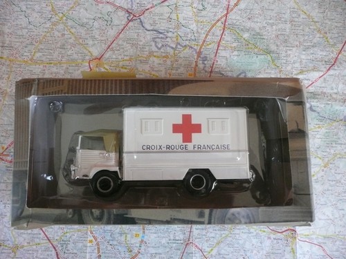 1954 SIMCA Cargo 4x4 Ambulance IXO Truck of the Old 1/43 Boxed