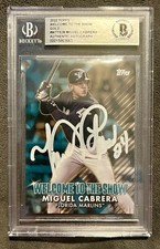 2022 TOPPS WELCOME TO THE SHOW GOLD #WTTS28 MIGUEL CABRERA Autographed BGS