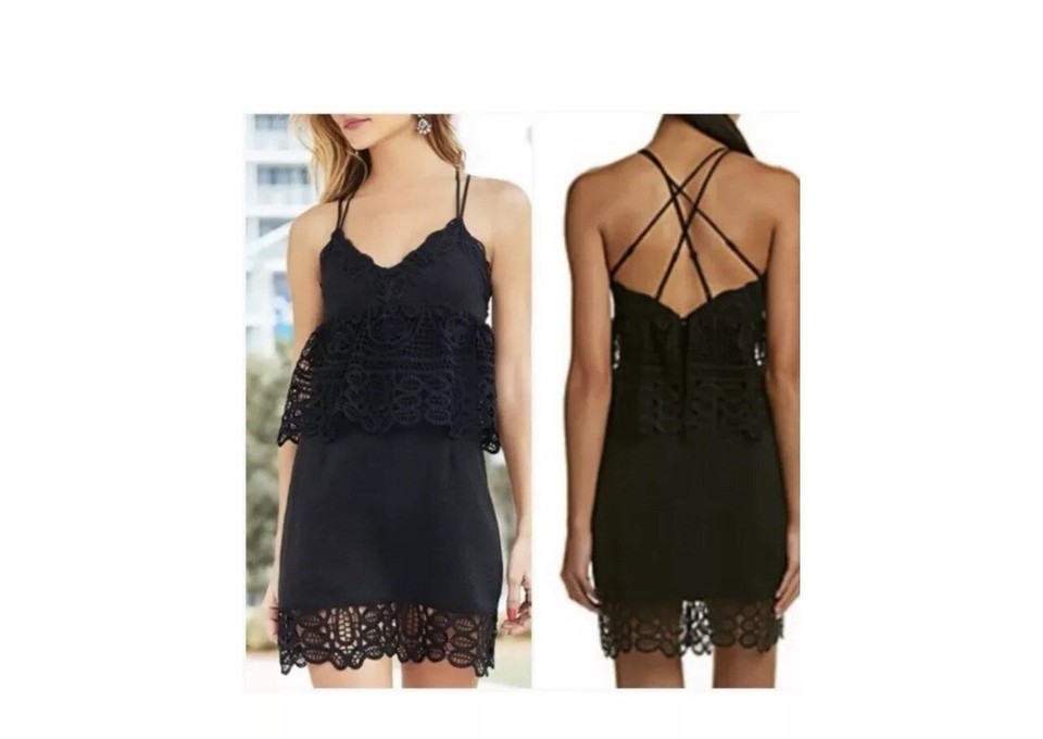 Tahari Arthur Levine dress size 4 Black NWT eBay