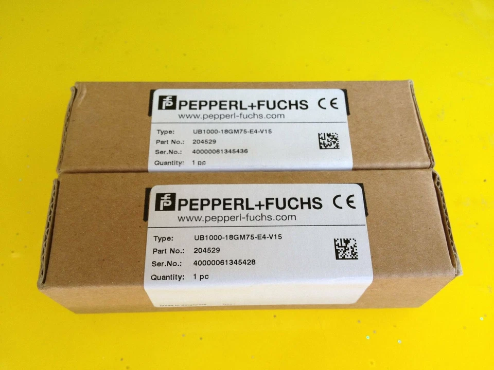 Sensor ultrasónico nuevo PEPPERL+FUCHS UB1000-18GM75-E4-V15 UB100018GM75E4V15 1 PIEZA Foto 4 de 4