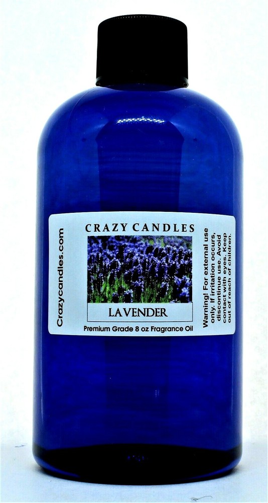 8oz Premium Lavender Scented Oil by Crazy Candles
