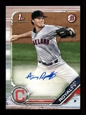 2019 Bowman Alex Royalty 1st Bowman Autograph # PA-AR Cleveland Indians Auto