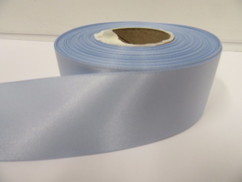 3mm 7mm 10mm 15mm 25mm 38mm 50mm BABY LIGHT BLUE Satin Ribbon Double Roll Bows - Picture 8 of 10
