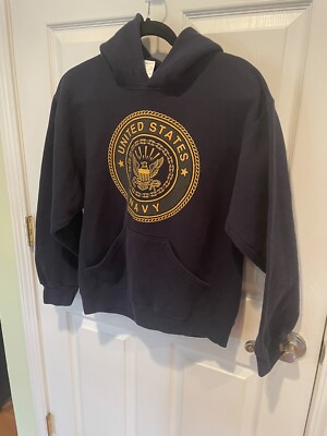 トップス SOFFE US NAVY Sweatshirts SWT2304 Soffe U.S. Navy PT Crewneck Sweatshirt Navy Blue Size Large