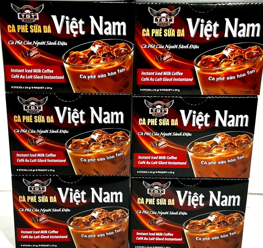 TGT Viet Nam Instant Iced Milk Coffee Sticks x 24g( Pack of
