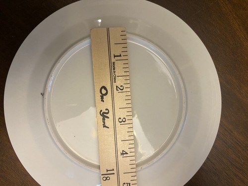 Vintage Stoneware Salad/Desert Plates Welcome Winter Set of 4 Christmas 7.5” - Picture 10 of 11