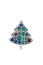 PANDORA 925  Christmas Tree Charm 790018C01 Multicolor New w/Pandora pouch RARE