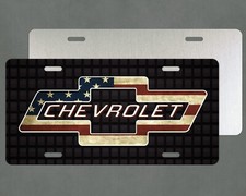 Chevrolet License Plate Car Gift Aluminum Uv Treated Graphic Plate