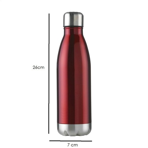 Metal Water Bottle Double Walled Vacuum Insulated Flask 350ml & 500ml Sports Gym - Picture 10 of 20