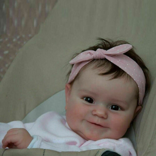 Reborn Baby Dolls Full Silicone Vinyl Newborn Girl Maddie Kids Toddler Gift 20" - Picture 3 of 4