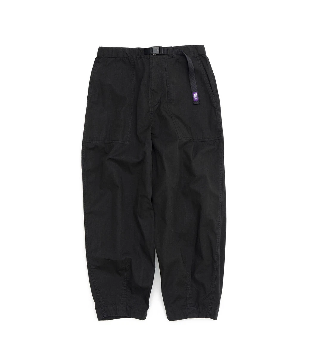 north face nanamica purple label wide cropped ripstop pants