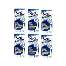 6 Pack Neo Synephrine Nasal Spray Regular Strength Formula 0.5 Fl Oz 15 Ml Ea