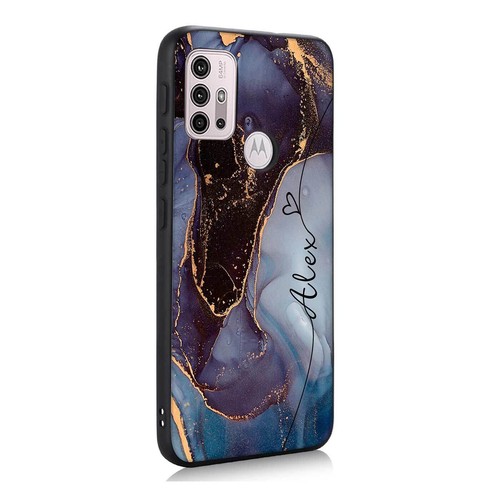Marble Personalised Case For Motorola Moto E13 Edge 50 E14 G85 Matte Phone Cover - Picture 24 of 82