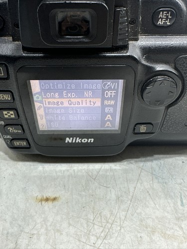 Nikon D50 6.1M Digital SLR DSLR Camera w/ AF Nikkor 70-210mm 1:4 Lens Charger - Picture 7 of 14