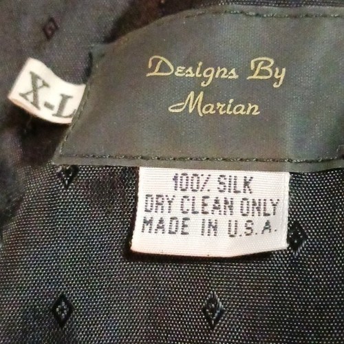 Plus size Silk Vest 4X Boutique Vintage Button Front Designs by Marian boutique - Picture 9 of 9