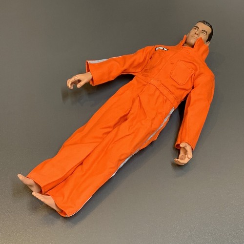 Uniforme mono Prisión de obras públicas Blackwater escala 1:6 para juguetes Gi Joe de 12 - Imagen 6 de 6