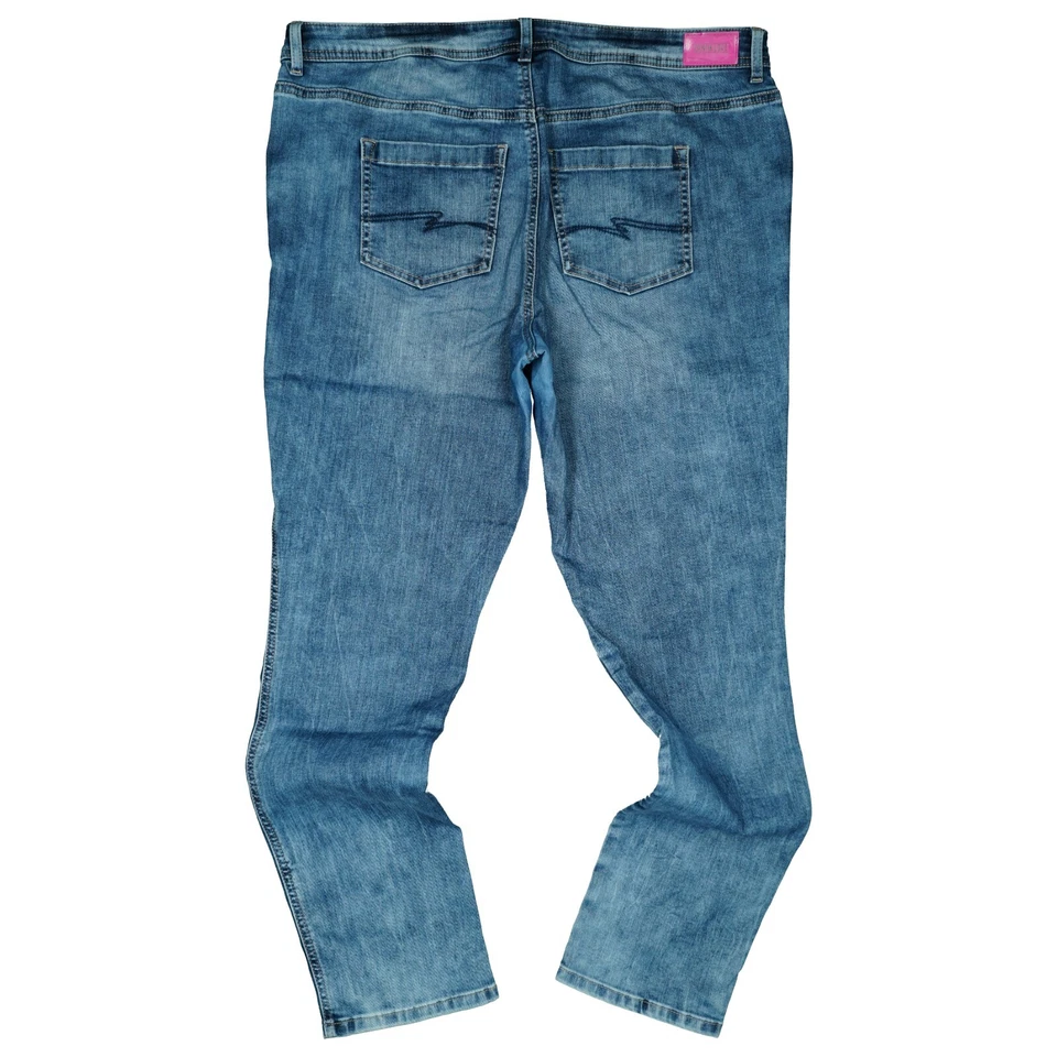 Street One Jane Damen Stretch Jeans Hose straight 48 W36 W38 L32 blau Übergröße - Bild 4 von 4