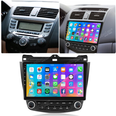 For Honda Accord 7 2003-2007 Android 15.0Stereo Radio Car GPS 10.1'' Touch Screen