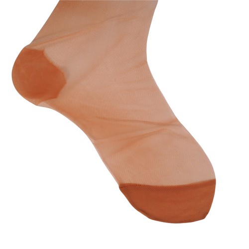 Vintage Fashionette Nylonstrümpfe Netz nahtlos 3 Stück beige Größe 10 M Neu aus altem Lagerbestand - Bild 5 von 5