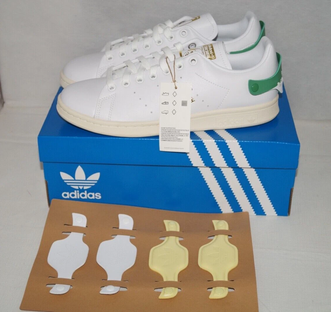Scarpe da donna nuove senza scatola autentiche ADIDAS STAN SMITH XTRA in pelle bianca taglia 9 M