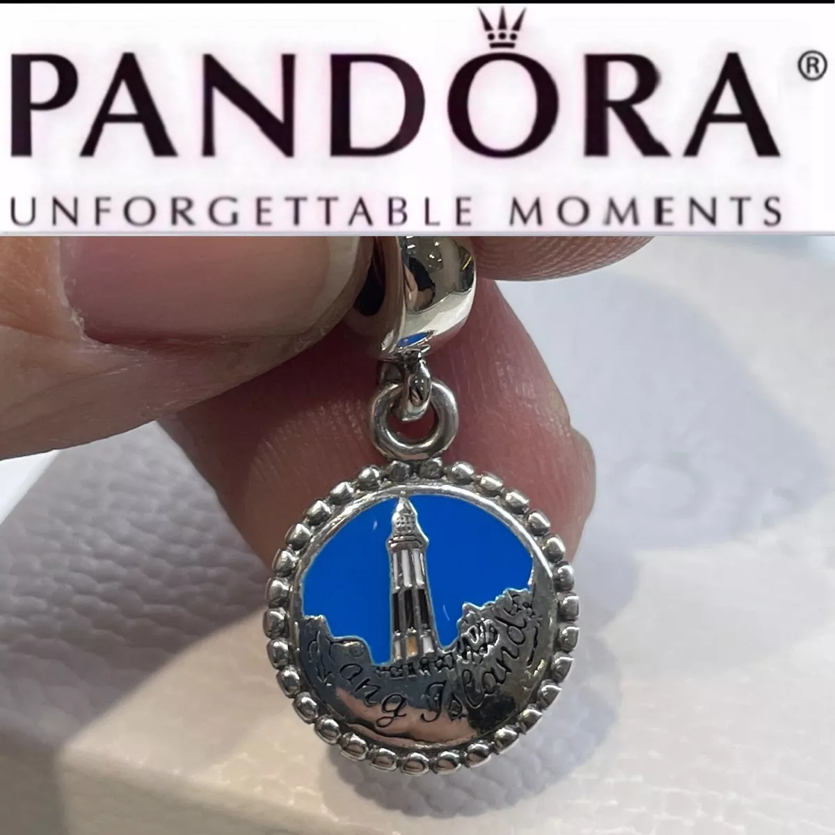Rare Pandora Long Island New York Exclusive dangle charm With Gift