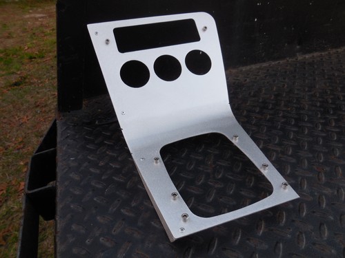 LRB Speed Aluminum Radio/Shift Surround Bezel Console Fits: S13 240SX LHD 89-94 - Picture 3 of 9