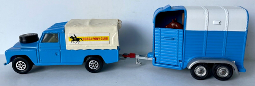 Corgi Gift Set 15 Land-Rover with Rice's Beafort Double Horse Box GS15 1973 - 第 9/24 張圖片
