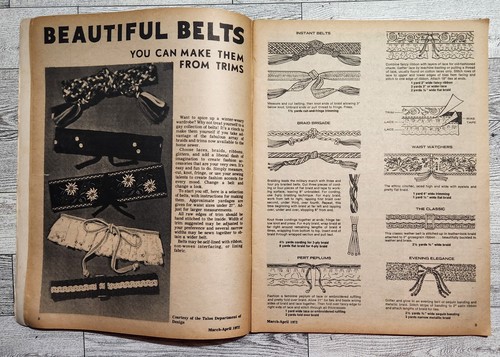 Vintage Stitch 'n Sew Craft Magazine ~ March/April 1972 ~ Vol 5 No 2 - Picture 4 of 11