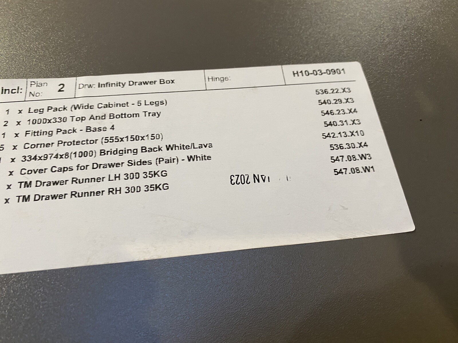 Wren Kitchen drawer eBay