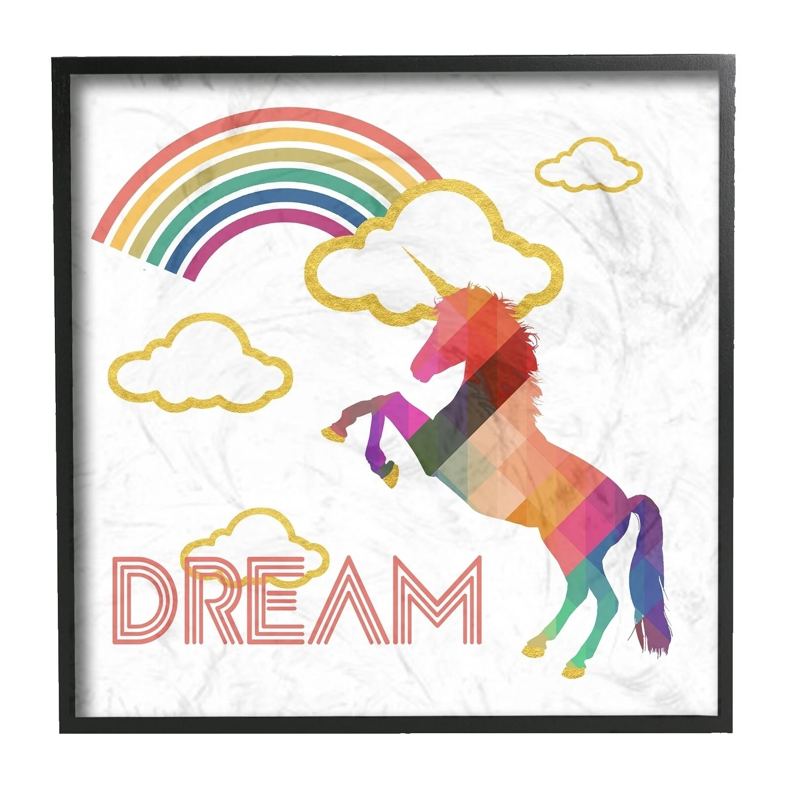 Decoración del hogar de unicornio giclees y estampados de Iris