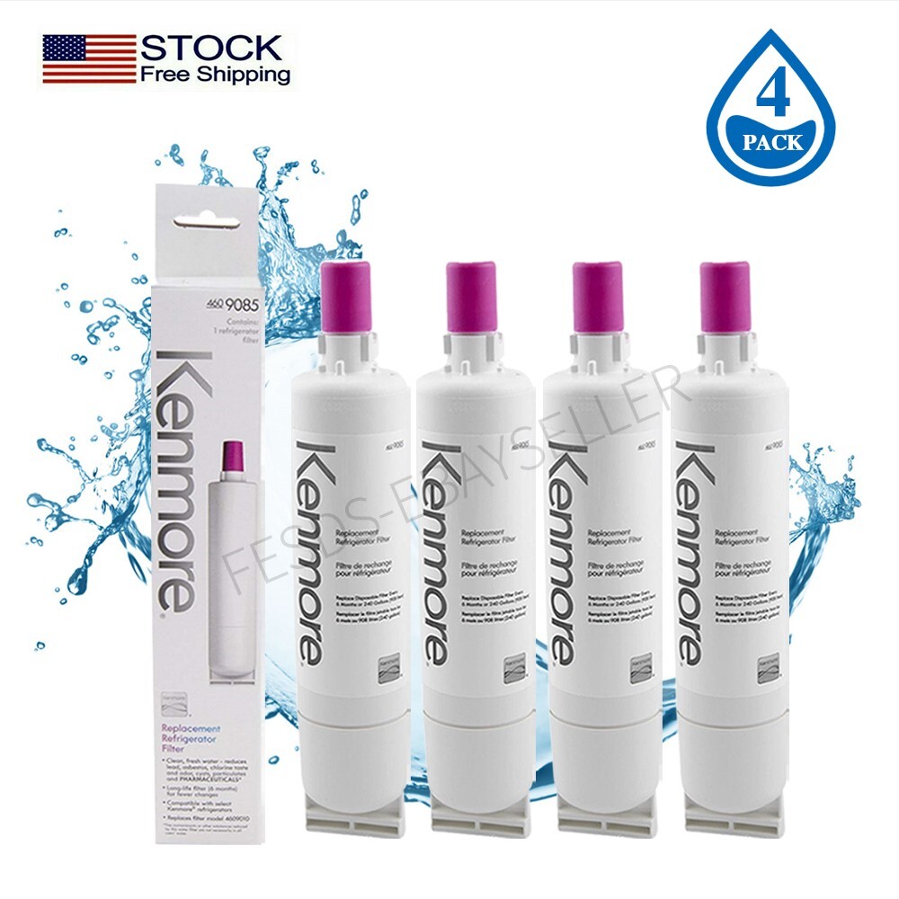 4Pack Kenmore 9085 469085 Replacement Refrigerator Water Filter 9085 New Sealed eBay