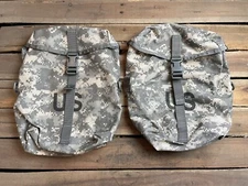 QTY 2 US Military MOLLE ACU SUSTAINMENT POUCH for US ARMY Rucksack Back Pack NIB