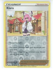 Pokemon 2021 S&S Chilling Reign Klara 145/198 Reverse Holo Uncommon