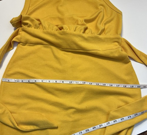 Plus Size Yellow Fashion Nova Work Dress Front Or Back Tie Size 1XL - Picture 8 of 9