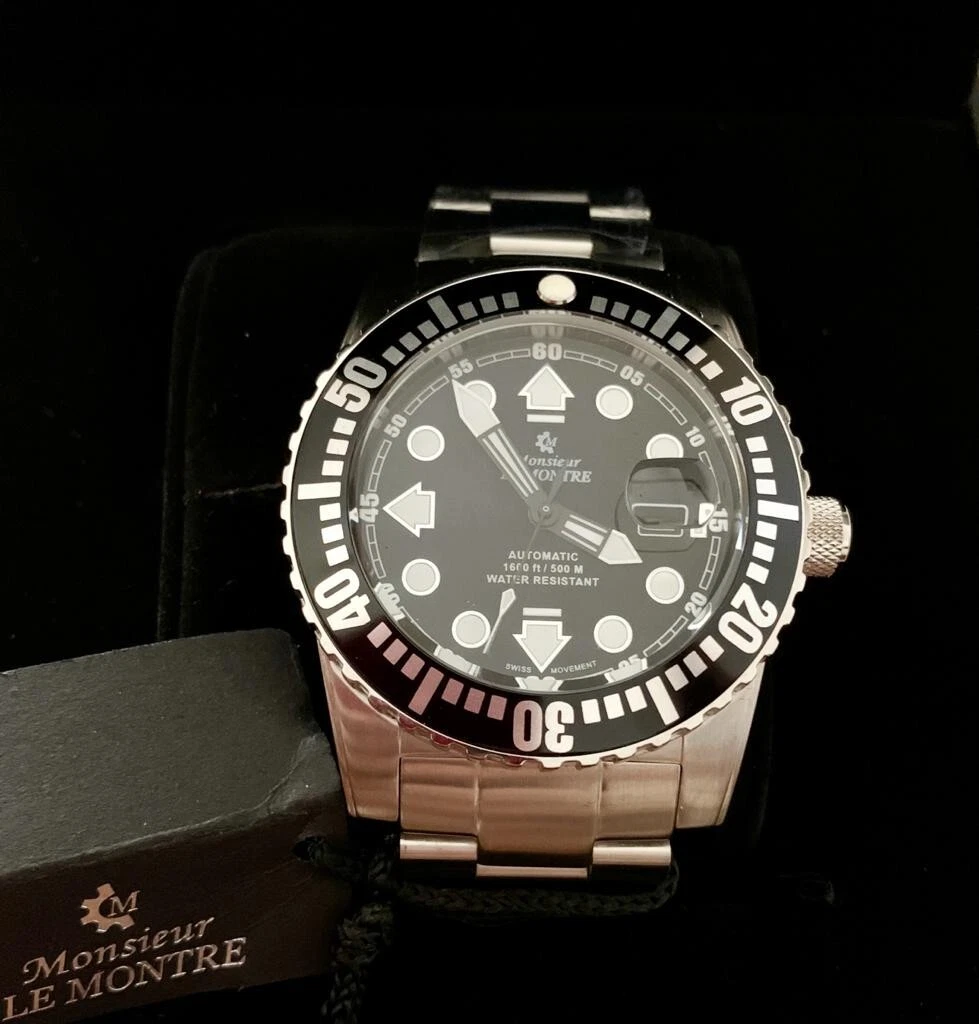 orologio uomo automatico MONSIEUR LE MONTRE