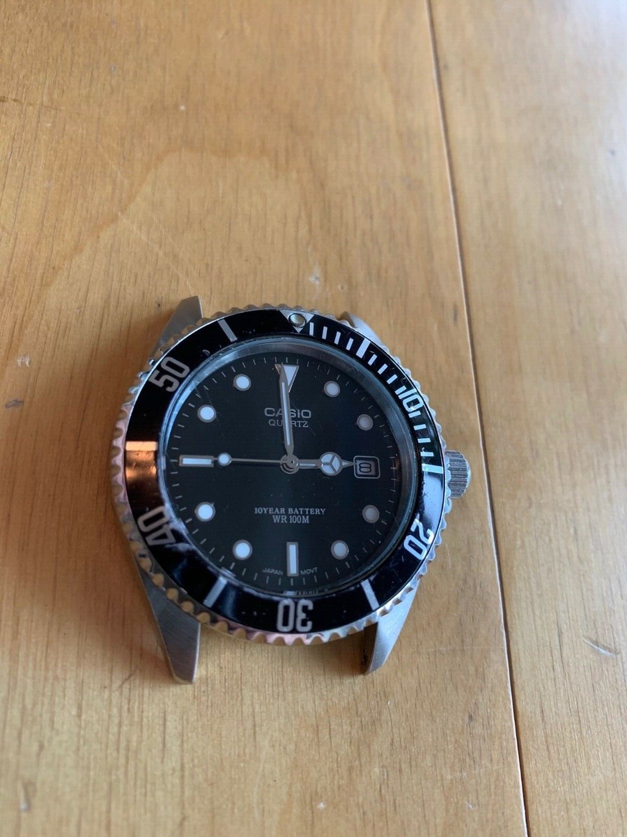 CLEAN Vintage Casio MTD-1043 Submariner 100M Kwarcowy