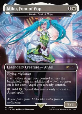 MTG GIADA, FONT OF HOPE 1586 FOIL EXC - JADE, QUELL DER HOFFNUNG - SLD - MAGIC