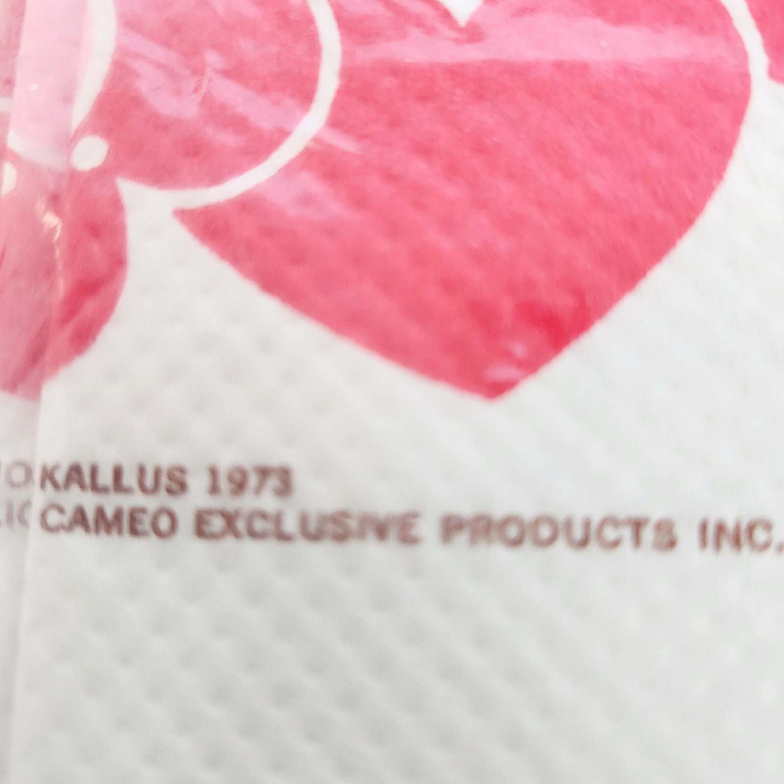 Kewpie Valentines Paper Tablecloths vintage 1973 table Cover 70s Party