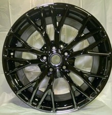 1920 Black Chrome Wheels Z06 Style Fits 2014 C7 Chevy Corvette Stingray Base