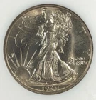 1939-D Walking Liberty Half .50. NGC MS65.